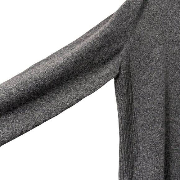 Barbour Heather Gray Mock Neck 1/4 Zip Wool Blend Sweater Mens Size XLarge - Picture 3 of 5
